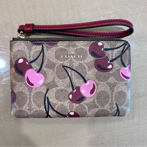 Coach Cherry 🍒 Pouch And Scarf - Picture 2 of 5